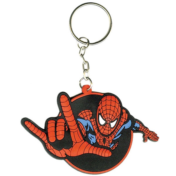 Spiderman keyring